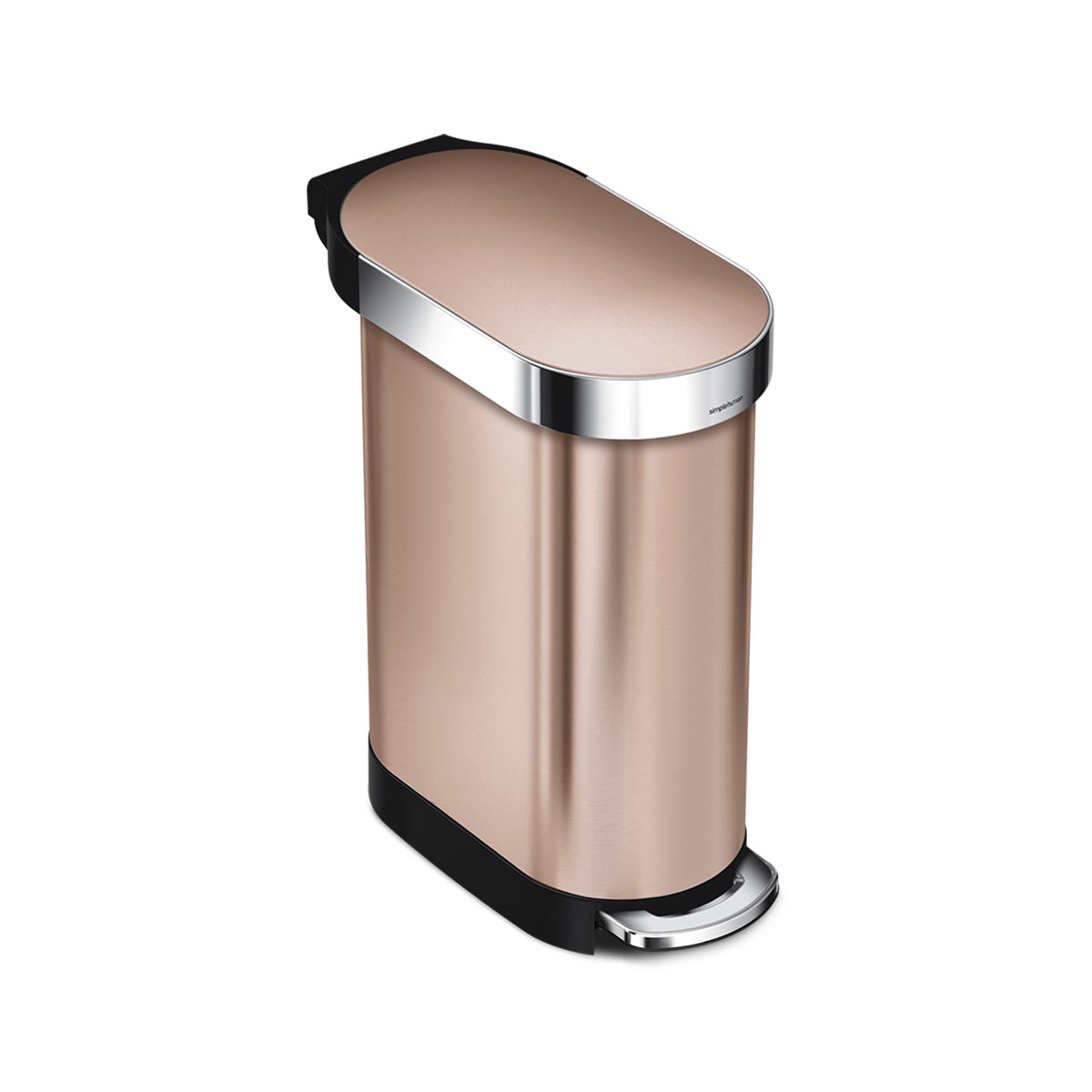 45L Slim Step Can with Liner Rim