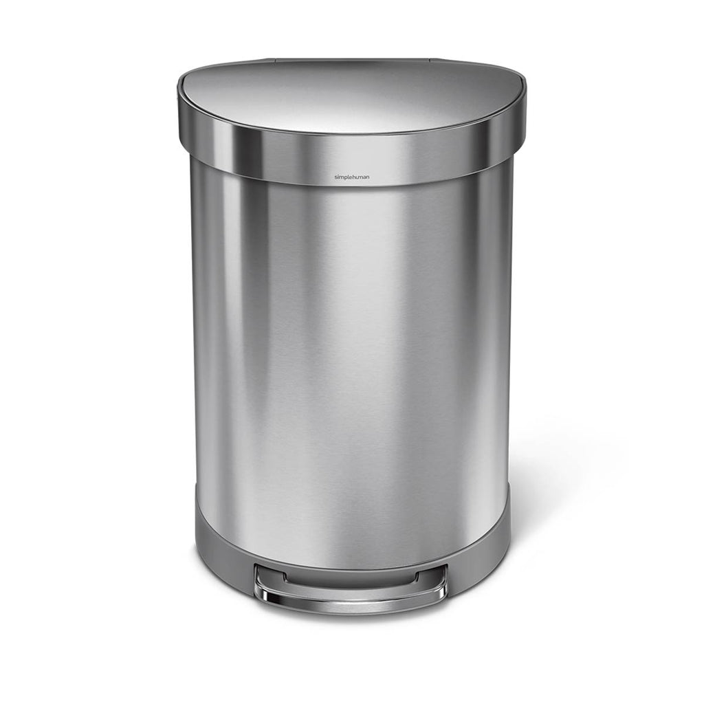 60L Semi-Round Step Can with Liner Rim