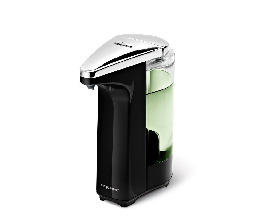 gen1 black compact touch-free sensor soap pump