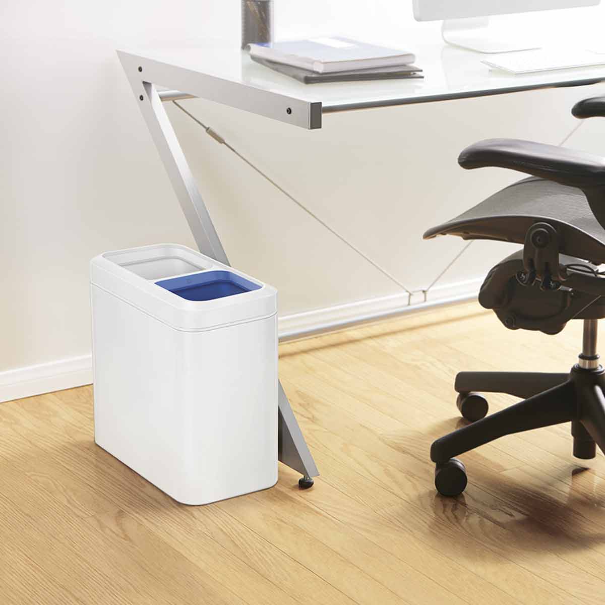 20L Dual Compartment Slim Open Can
