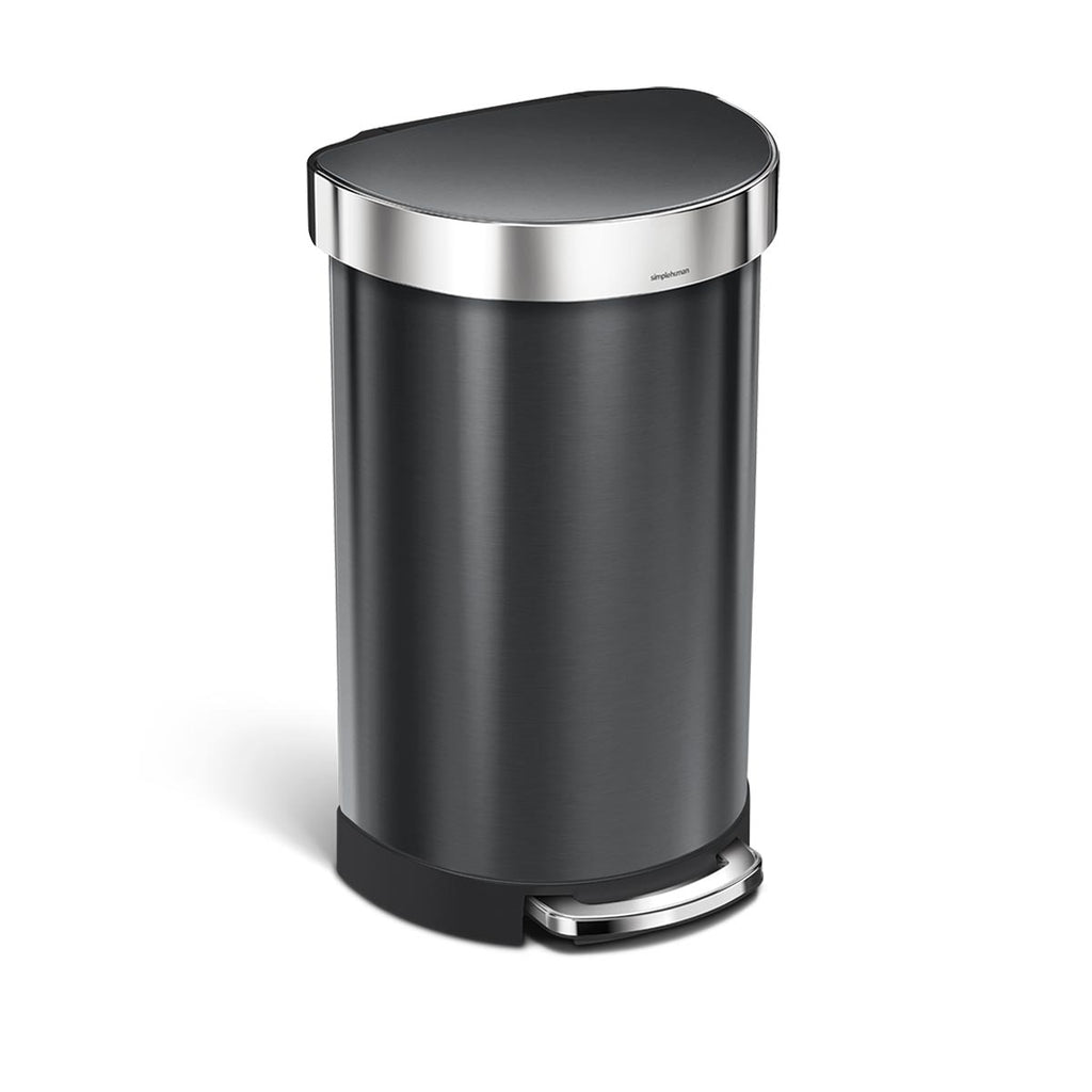 45L Semi-Round Step Can with Liner Rim
