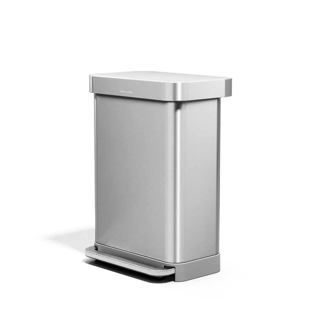 55L Rectangular Step Can with Liner Pocket